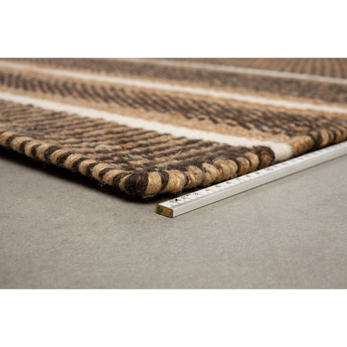 Dutchbone Djahe Vloerkleed Naturel/Bruin 160X230 - vtwonen shop