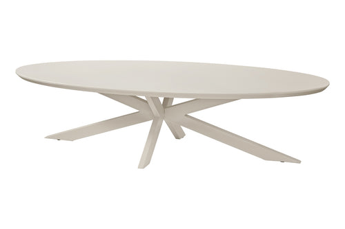 DÉJA Living Salontafel Gimo - Ovaal - Beige - 140x60 cm