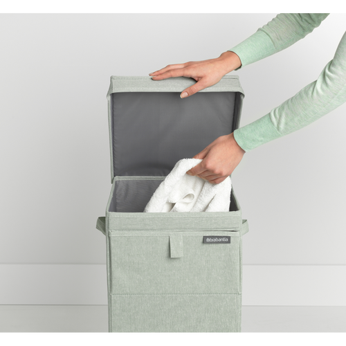 Brabantia Wasbox stapelbaar - 35L - green - vtwonen shop