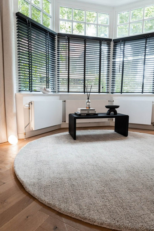 Interieur05 Rond berber vloerkleed Beige Nador