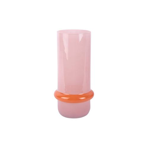 Present Time vaas Animado Anillo Large - roze - Ø13.5cm
