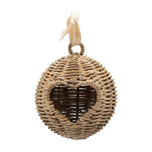 Rivièra Maison RR Love Bauble Ornament Dia 11 - Rattan Pitriet - Naturel - vtwonen shop