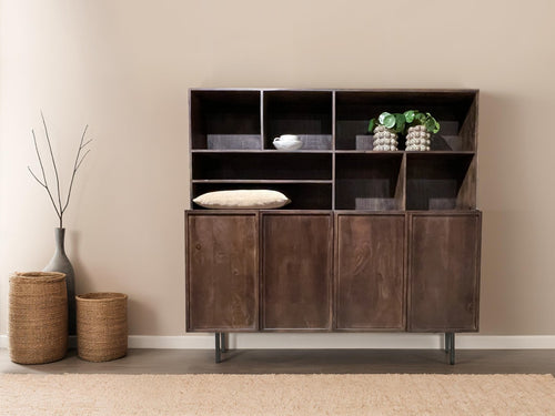 Livingfurn kabinetkast Elan - 180cm - mangohout - vtwonen shop