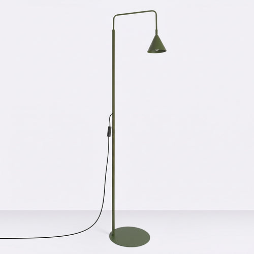 Sollux Lighting Vloerlamp NOX olijfgroen - 30x30x165cm