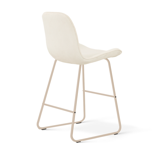 Nolon Nino-Fé barkruk rib beige - beige onderstel - 65 cm
