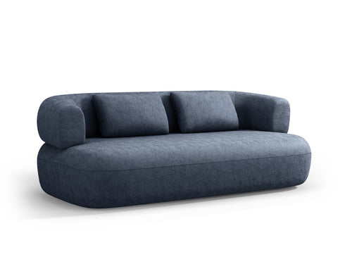 Micadoni Bank Jenny 3-zits, chenille, donkerblauw - 90x178x73cm