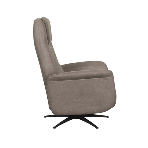 LABEL51 Fauteuil Stockholm Elektrisch - Taupe Stof - Draaibaar - vtwonen shop