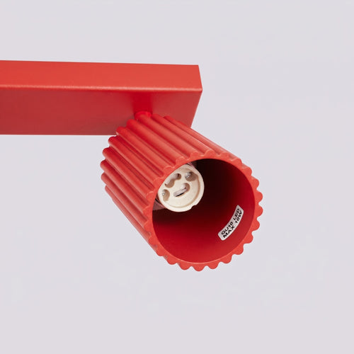 Sollux Lighting Plafondlamp KARBON 2 rood - 30x6,5x16,5cm