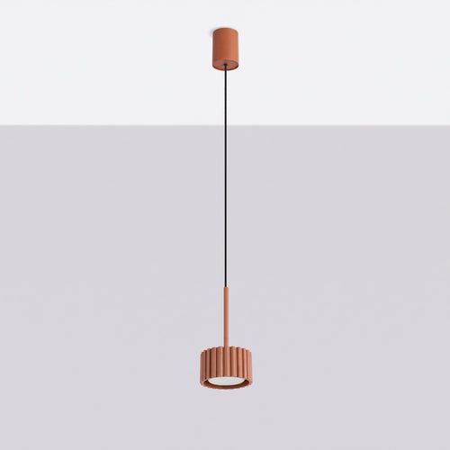 Sollux Lighting Hanglamp AURA 1 rode oker Gx53 - 10x10x125cm