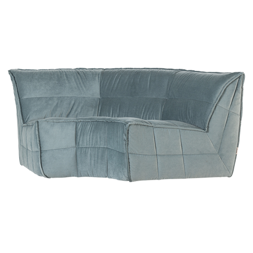 vtwonen hoekelement Cluster - Velvet - Turquoise Blauw - 81x205x91