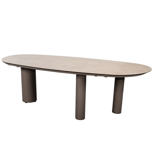 4 Seasons tuinset Capalbio 7-delig terre - Denia tuintafel 240x105 cm