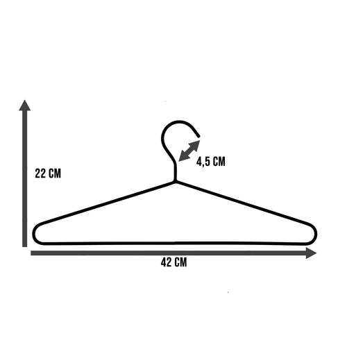 Spinder Design kledinghangers Kura - Zwart