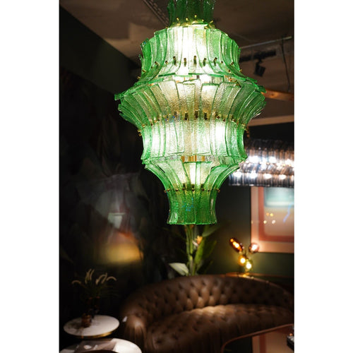 Kare Design Hanglamp Venezia groen Ø53cm