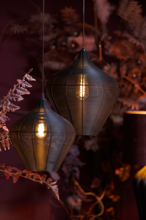 Light & Living hanglamp ALVARO - Ø27x29.5cm - zwart - vtwonen shop