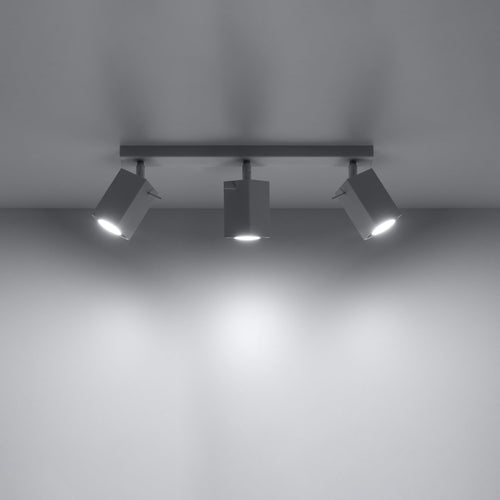 Sollux Lighting Plafondlamp MERIDA 3 wit - 45x6x16cm