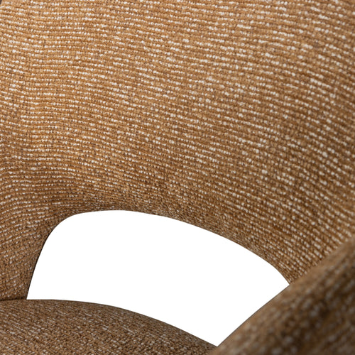 WOOOD eetkamerstoelen houten bruinen poot Murat - Geel - Set van 2 - vtwonen shop