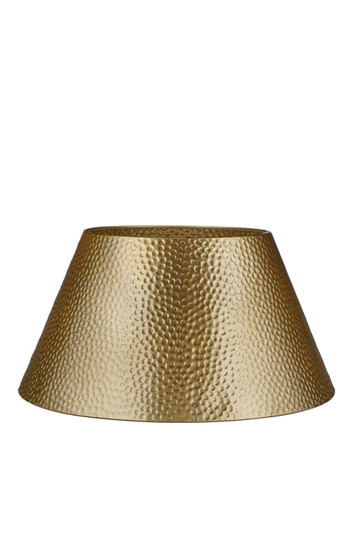 Mica Decorations Kerstboomrok L50 x B30 x H26 cm - Kerstboommand - Goud - Ijzer