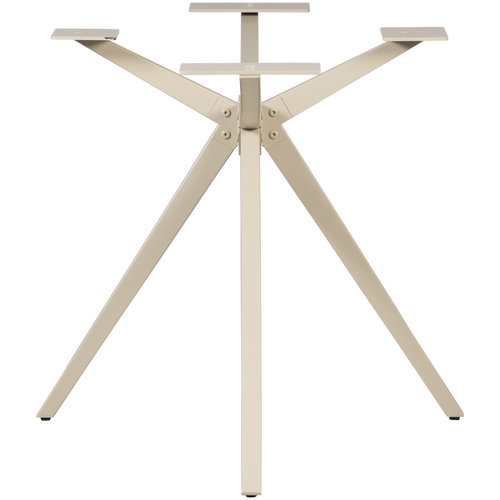 WOOOD kruispoot Holland - Metaal - Dakargrau - 72x80x80 - vtwonen shop