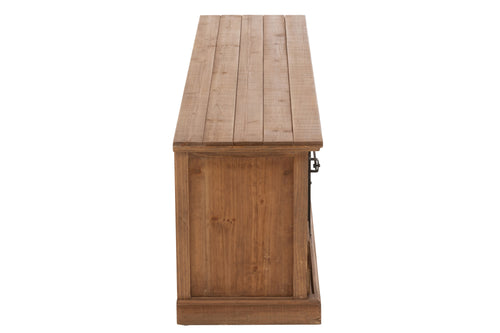 J-Line tv kast Mia - dennenhout - naturel