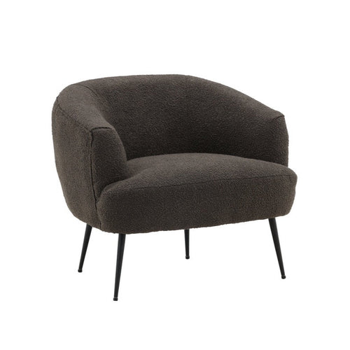 Rebellenclub fauteuil tara - bruin - vtwonen shop