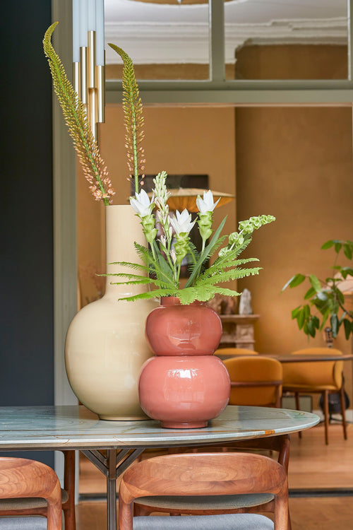 Mica Decorations Boyd Vaas - H37 x Ø26 cm - Metaal - Terra - vtwonen shop