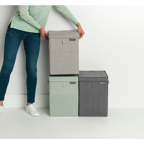 Brabantia Wasbox stapelbaar, 35 liter - Grey