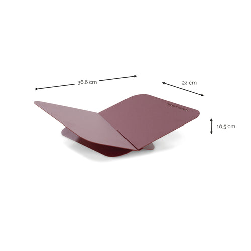 Spinder Design boekenstandaard Atalanta - Burgundy