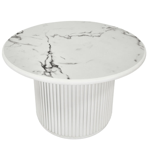 Furnhouse ronde salontafel Easy - Wit - Ø 80 cm