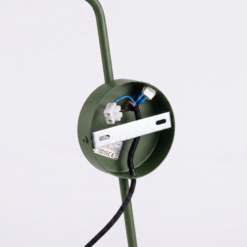 Sollux Lighting Wandlamp NOX 1 olijfgroen met schakelaar - 14x61x30cm