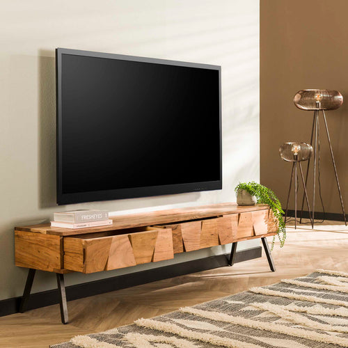 Giga Meubel Tv-meubel Demn - Bruin Hout - 180x45x40cm