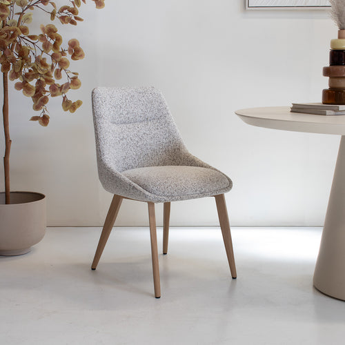 DÉJA Living Eetkamerstoel Malou - Beige/Naturel - Set van 2 - vtwonen shop