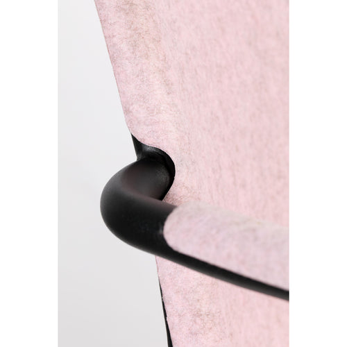 Zuiver Thirsty Eetkamerstoelen armleuning Roze - Set van 2