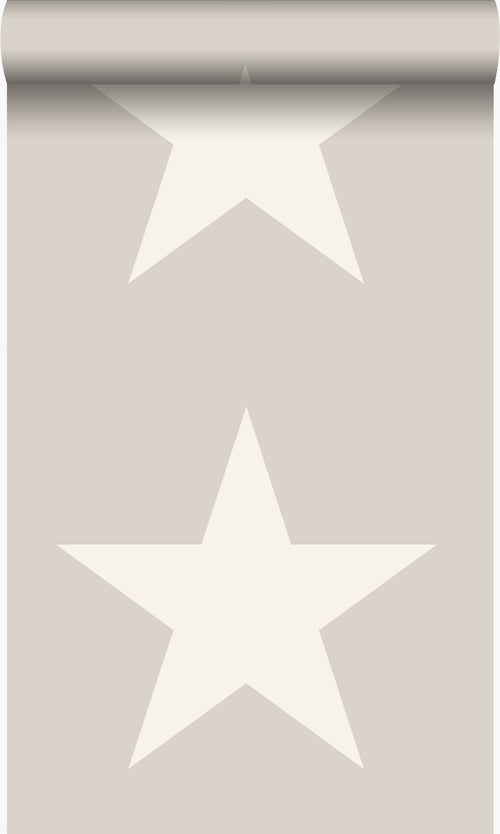 Origin Wallcoverings behang sterren grijs - 53 cm x 10.05 m - 346826