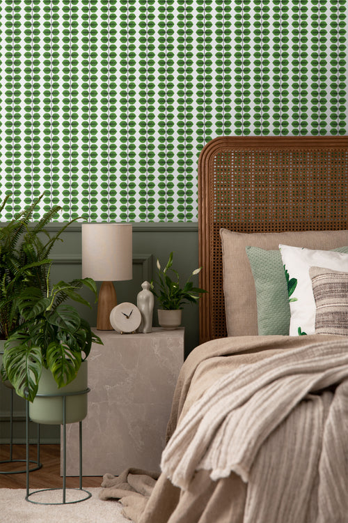 Borastapeter behang bladeren groen - 53 cm x 10.05 m - 660679 - vtwonen shop