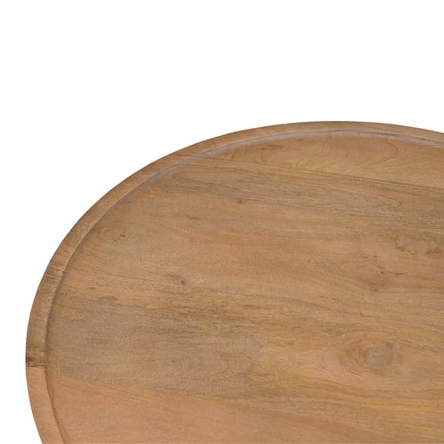 Giga Meubel Salontafel Joji - Rond - Mangohout - 60cm