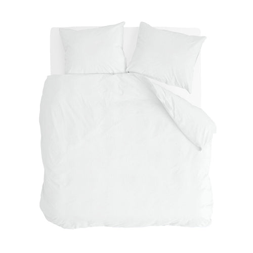 Byrklund - Dekbedovertrek Pure & Plain - 200x220 cm - Wit