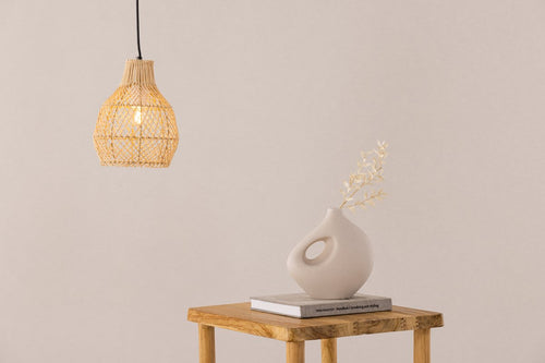 Rebellenclub Hanglamp Glen - ø20cm - Naturel Rattan - vtwonen shop