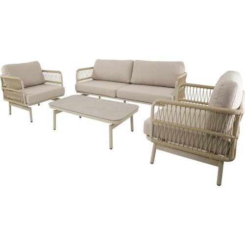 Lesli Living loungebank Akiro - beige - 179x75x66cm