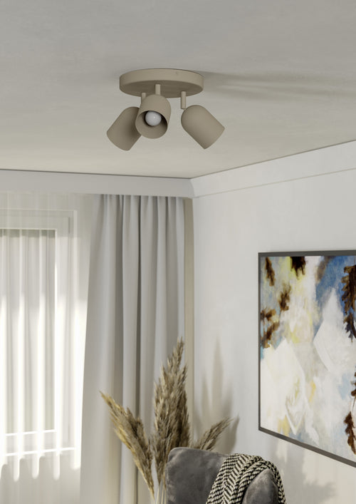 EGLO spot Tilston - Ø 25 cm - zandkleur