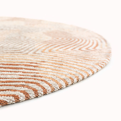 Louis De Poortere vloerkleed Indian Sand - rood - 240x240cm