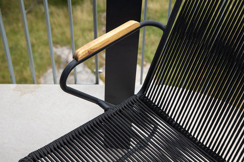 Rebellenclub Tuinstoel Rama - Zwart - vtwonen shop