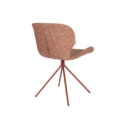 Zuiver OMG Eetkamerstoelen Terra/ Rood - Set van 2