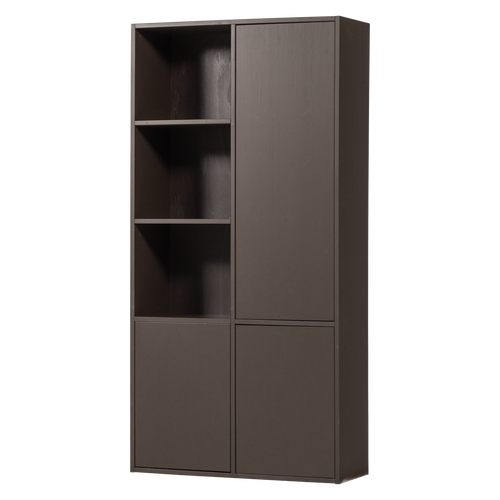 WOOOD opbergkast rechts Meggy - Grenen hout - Middenbruin - 215x108x40