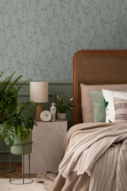 Borastapeter behang bladeren groen - 53 cm x 10.05 m - 660555 - vtwonen shop