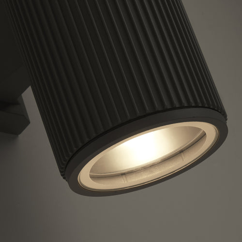 Searchlight buitenlamp Hamburg - 2 lichts - 17  x 28   cm - zwart