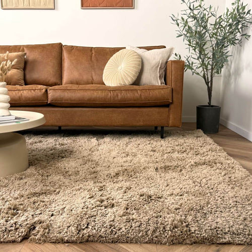 Interieur05 vloerkleed Pilo - hoogpolig - taupe - 240 x  340 cm