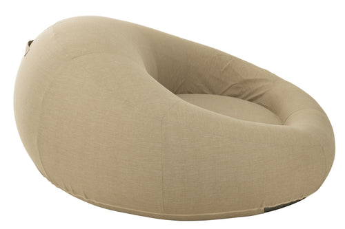 J-Line matras Donut - kunststof - beige