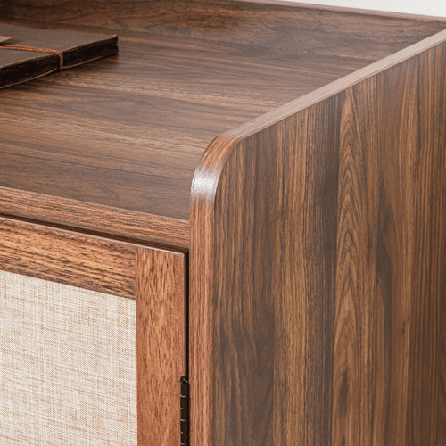 Calicosy - JETSON Dressoir 2 deuren - Donker hout - 39,5x80x79 cm
