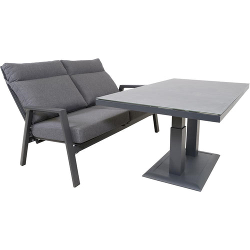 Lesli Living loveseat Ohio - grijs - 152x81x98cm