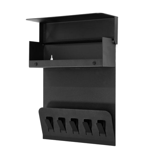 Spinder Design Kapstok Keeper - Zwart - 5 haken - opbergvak - vtwonen shop